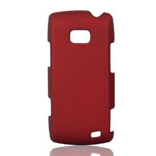 Talon Rubberized Phone Shell for LG VS740 Ally   Red Cell Phones & Accessories