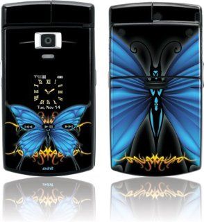 Butterfly   Blue and Black Butterfly   Samsung SCH U740   Skinit Skin Electronics