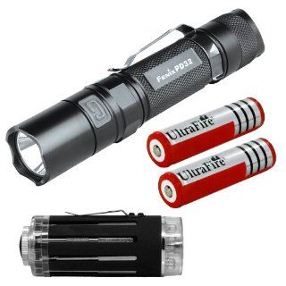 Fenix PD32 T6 Ultimate Edition 740 Lumens + 2 Piece Rechargeable Battery + Accessory Kit   Basic Handheld Flashlights  