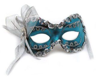Angelina Teal Women's Masquerade Mask Toys & Games