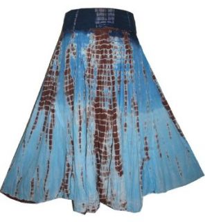 61 S Convertible Tie Dye Gypsy Renaissance Skirt or Dress Boho Dance Skirt