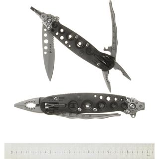 Columbia River Knife and Tool Zilla Knife and Multi Tool, Silver/black (CR9060)