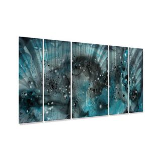 All My Walls Turquoise Ecstasy Metal Wall Art