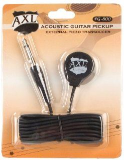 AXL Acoustic Guitar Transducer Pickup with 1/4 Jack and 9 Foot Cable Musical Instruments