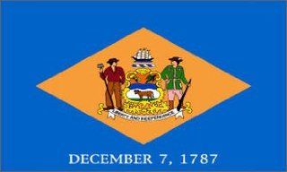 DELAWARE OFFICIAL STATE FLAG Sports & Outdoors