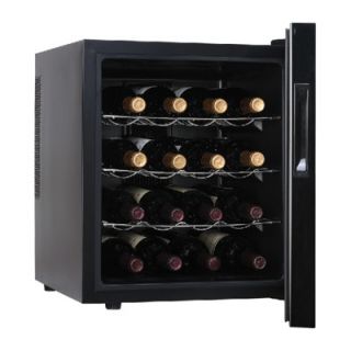 Haier 16 Bottles Wine Cellar with Electronic Controls in Black