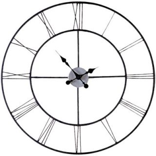 Sterling Industries Oversized 28 Roman Numeral Open Back Wall Clock