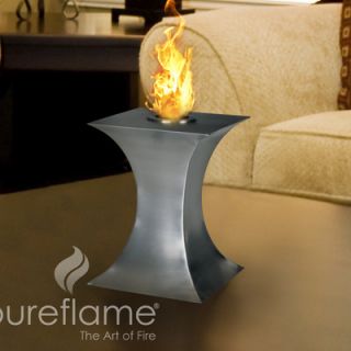 PureFlame Concave Table Tabletop Fireplace