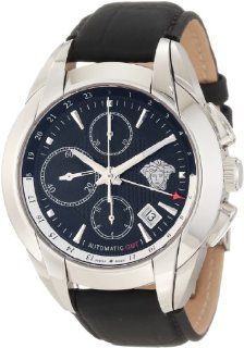 Versace Men's 25A99D008 S009 Character Automatic GMT Stainless Steel Chronograph Watch Watches