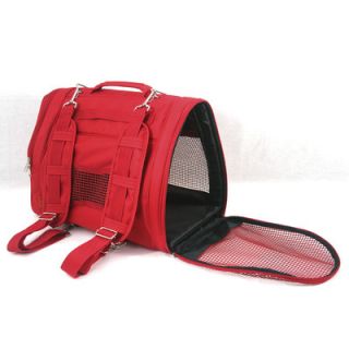 Prefer Pets Backpack Pet Carrier in Red