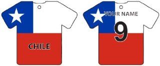 PERSONALISED CHILE FLAG JERSEY CAR AIR FRESHENER Automotive