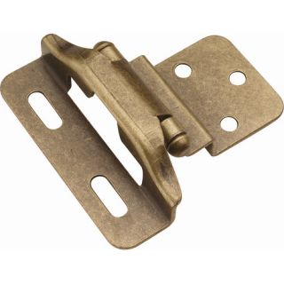 Semi Concealed 0.38 Offset Partial Wrap 0.75 Overlay Hinge (Pack of