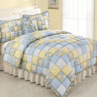 Peking Handicraft Joan 3 Piece Puff Quilt Set