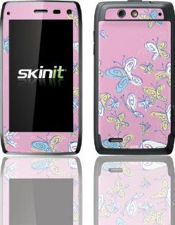 Pink Fashion   Butterfly Flurry   Motorola Droid 4   Skinit Skin Electronics