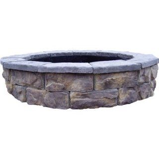 Natural Concrete Products Outdoor Firepit   Fossil Limestone, Model# FSFPL