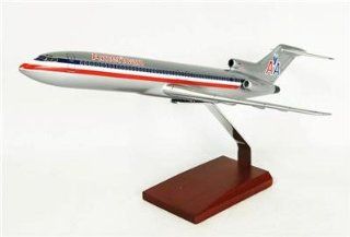 B727 200 American Quality Desktop Model Plane / Unique and Perfect Gift Idea / Museum Quality Handcrafted Commercial Jet Airliner Replica Display / Collectible Gift Toy Toys & Games