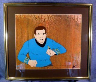 Star Trek The Animated Series Original 'Blooper' Cel   Pencil Drawings