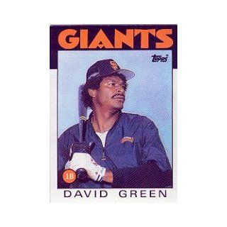 1986 Topps #727 David Green Sports Collectibles