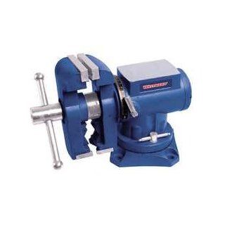 Westward 10D728 Bench Vise, Multi Purpose, Swivel, 5 In Bench Clamps