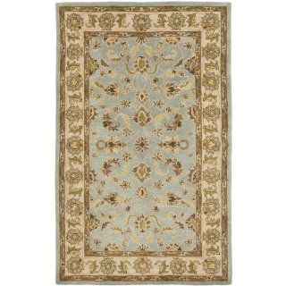 Safavieh HG913A Heritage Collection Handmade Hand Spun Wool Area Rug, 9 Feet by 12 Feet, Light Blue and Beige  