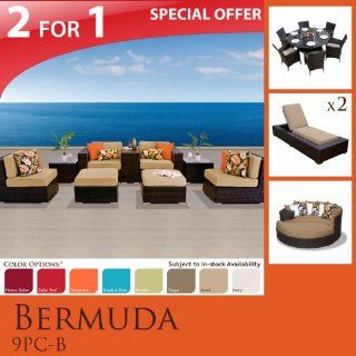 Bermuda 19 Piece Outdoor Wicker Patio Furniture Set B09bp60kkzb  Outdoor And Patio Furniture Sets  Patio, Lawn & Garden