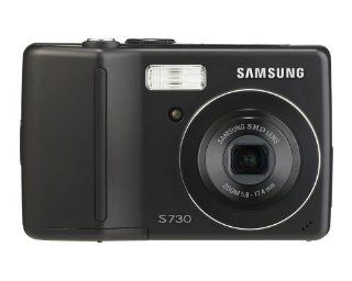 Samsung Digimax S730 7.2MP Digital Camera with 3x Advance Shake Reduction Optical Zoom (Black)  Point And Shoot Digital Cameras  Camera & Photo