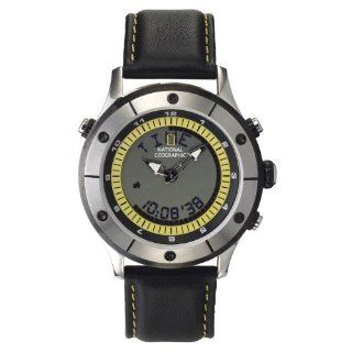 National Geographic Men's NG751GKSK TimeTrekker Ana Digi Chronograph Tachymeter Watch Watches