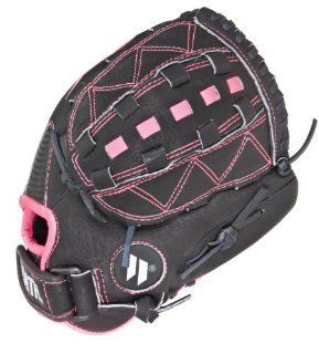 Worth FPX110P Black/Pink 11 Inch Glove with Ball (Left Hand Throw)  Softball Infielders Gloves  Sports & Outdoors