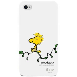 iLuv iCP751WWHT Peanuts Character Case for iPhone 4/4S (Woodstock)   1 Pack   Retail Packaging   White Cell Phones & Accessories