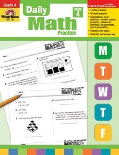 Evan Moor Educational Publishers 753 Daily Math Practice, Grade 4