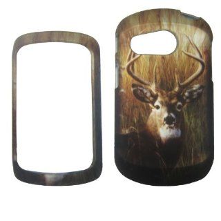 Deer In Field Pantech Swift P6020 AT&T Case Cover Hard Phone Case Snap on Cover Rubberized Touch Faceplates Cell Phones & Accessories