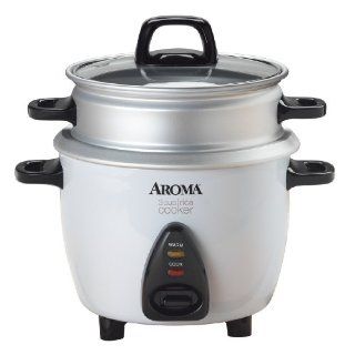Aroma ARC 733 1G 3 Cup Rice Cooker & Food Steamer Kitchen & Dining