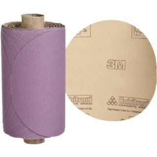3M Stikit Paper Disc Roll 735U, PSA Attachment, Ceramic Aluminum Oxide, 5" Diameter, P220 Grit (Roll of 100)