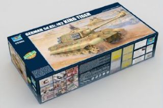 Trumpeter 1/16 German King Tiger Tank with Henschel and Porsche Turrets Toys & Games