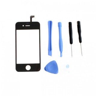Replacement Black Touch Screen & Opening Tools for iPhone 4 Cell Phones & Accessories