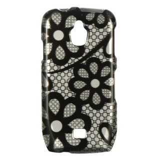 Dream Wireless CASAMT759BKLACE Slim and Stylish Design Case for the Samsung Exhibit 4G/T759   Retail Packaging   Black Lace Cell Phones & Accessories