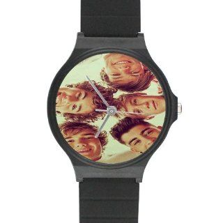 Custom One Direction Watches Black Plastic High Quality Watch WXW 760 Watches