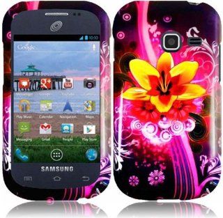 Samsung Galaxy Centura S738C ( Straight Talk , Net10 , Tracfone ) Phone Case Accessory Marvelous Flowers Hard Snap On Cover with Free Gift Aplus Pouch Cell Phones & Accessories