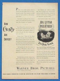 1944 Warner Bros. In Our Time Movie Print Ad (Movie Memorabilia) (738)  