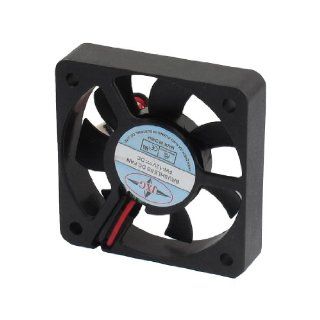 Gino DC 12V 2 Pins Connector Brushless Cooling Fan 50mm x 50mm x 10mm Computers & Accessories