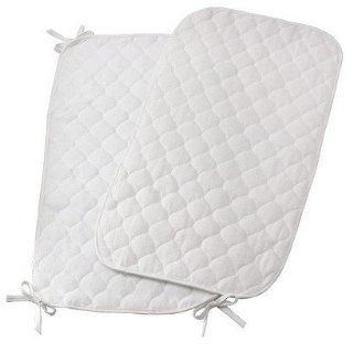 Quilted White Terry Cloth Sheet Saver   Set of 2 New Born, Baby, Child, Kid, Infant  Infant And Toddler Apparel Accessories  Baby