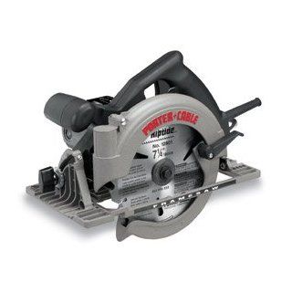 Factory Reconditioned PORTER CABLE 743KR 15 Amp 7 1/4 Inch Circular Saw with Blade On Left   Power Circular Saws  