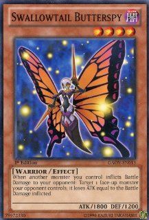 Yu Gi Oh   Swallowtail Butterspy (GAOV EN013)   Galactic Overlord   1st Edition   Common Toys & Games