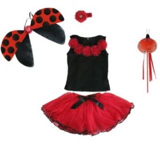 Ladybug Fairy Costume Dress up 2t 4t Clothing
