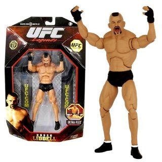 Jakks Pacific Year 2010 Ultimate Fighting Championship Series 3 UFC Legends Collection 7 1/2 Inch Tall Wrestler Action Figure   UFC #17 American CHUCK LIDDELL "The Iceman" with Ultra Flex Articulation Toys & Games