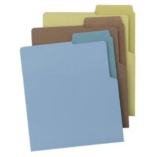 Smead Organized UP Heavyweight File Folders, Dual Tabs, Letter Size, Assorted Colors, 6 per Pack (75405)  End Tab Shelf File Folders 