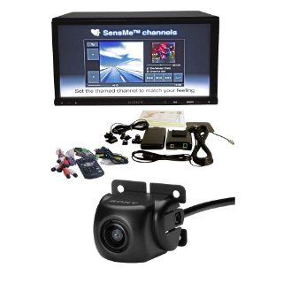 Sony XNV 770BT 7" Touchscreen Double Din In dash Dvd//wma/aac/jpeg/mp4 Receiver with Built in Tom tom Navigation and Bluetooth + SONY Back up Camera  In Dash Vehicle Gps Units  Electronics