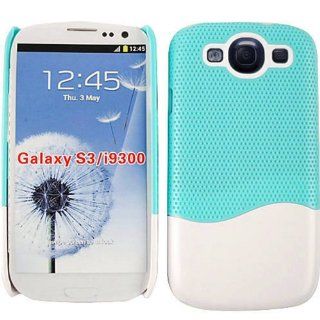 Cell Armor SAMI747 NOV F04 JCH Shell Skin Case for Samsung I747 Galaxy S III   Retail Packaging   Blue and White Two Piece Cell Phones & Accessories