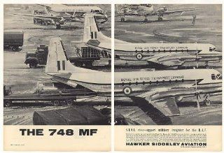 1963 Royal Air Force Hawker Siddeley 748 MF Aircraft Print Ad (41986)  