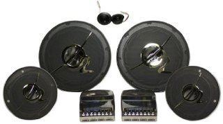 Oxygen Audio Air 63 6.5" 3 Way Component Car Stereo Speakers (Pair)  Vehicle Speakers 